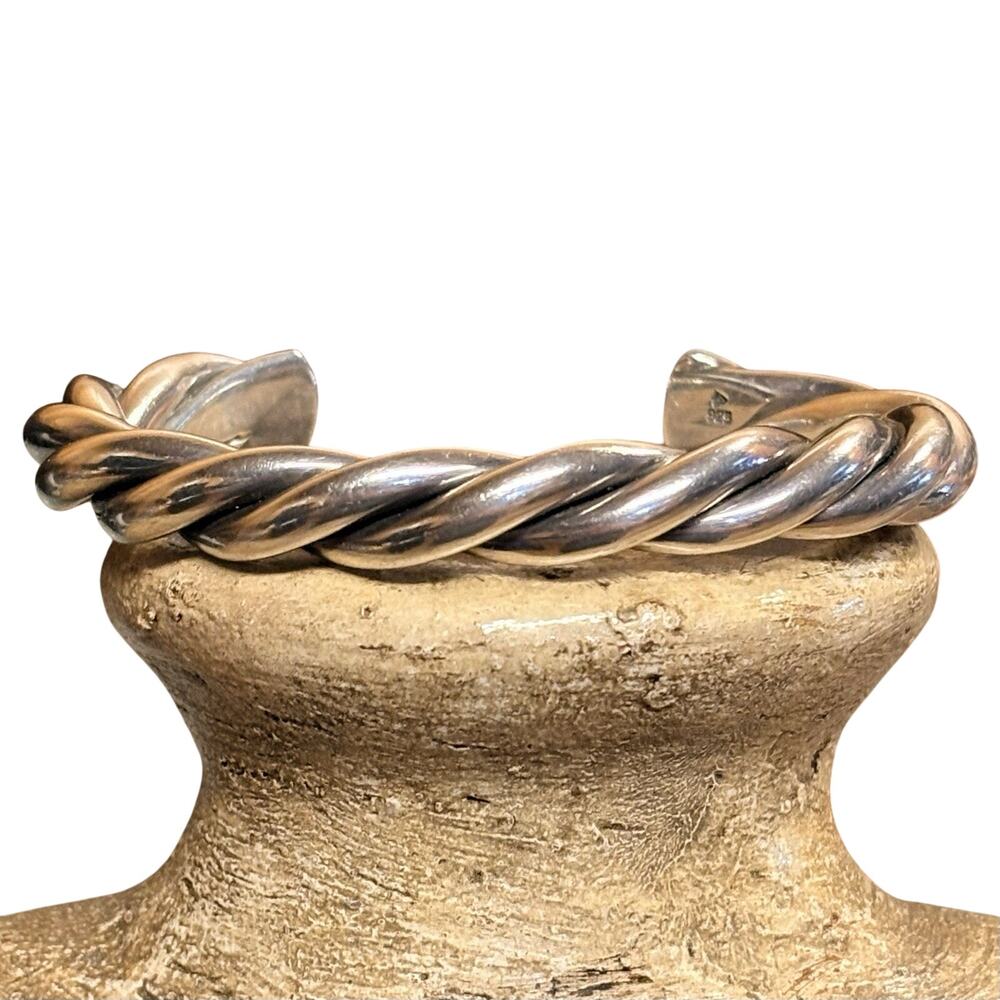 Silpada Cuff Bracelet Sterling Silver Twisted Great For Everyday Gorgeous6